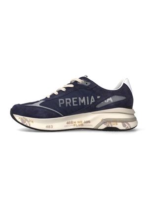 Sneakers Moerun in camoscio e nylon blu PREMIATA | MOERUN7306