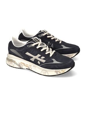 Sneakers Moerun in camoscio e nylon blu PREMIATA | MOERUN7306