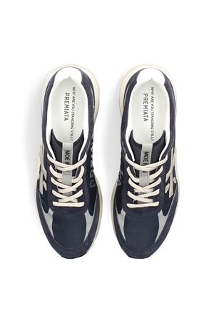 Sneakers Moerun in camoscio e nylon blu PREMIATA | MOERUN7306