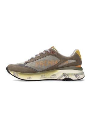 Sneakers Moerun in camoscio e nylon verde PREMIATA | MOERUN7871
