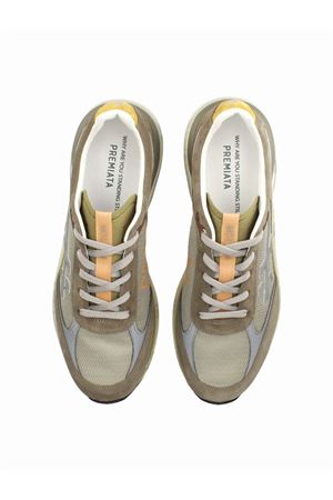 Sneakers Moerun in camoscio e nylon verde PREMIATA | MOERUN7871