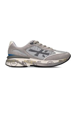 Sneakers Moerun in camoscio e nylon grigio PREMIATA | MOERUN8079