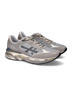 Sneakers Moerun in camoscio e nylon grigio PREMIATA | MOERUN8079