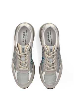 Sneakers Moerun in camoscio e nylon grigio PREMIATA | MOERUN8079