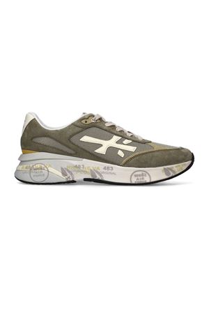 Sneakers Moerun in camoscio e nylon verde PREMIATA | MOERUN8300