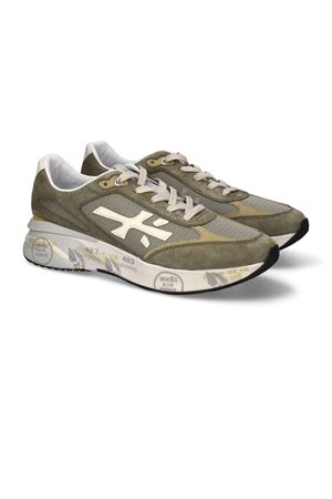 Sneakers Moerun in camoscio e nylon verde PREMIATA | MOERUN8300