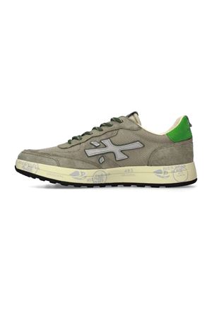 Sneakers Nous in suede e mesh grigio PREMIATA | NOUS8062
