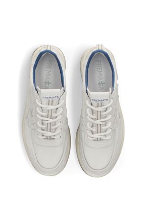 Sneakers Nous in suede e mesh bianco PREMIATA | NOUS8234