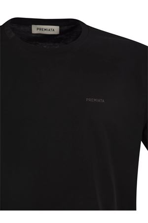Black cotton T-shirt PREMIATA | PA1048BLACK