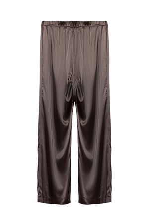 Dove-gray pants silk blend PUROTATTO | SS260233051507