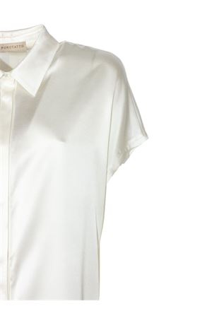 White satin silk shirt PUROTATTO | SS260235018111
