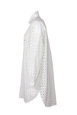 White broderie anglaise cotton shirt PUROTATTO | SS260395076001