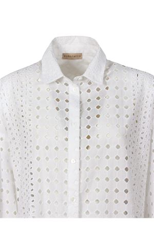 White broderie anglaise cotton shirt PUROTATTO | SS260395076001