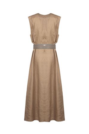 Abito in lino beige PUROTATTO | SS260404135859