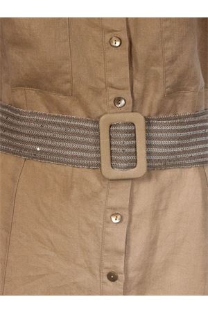 Abito in lino beige PUROTATTO | SS260404135859