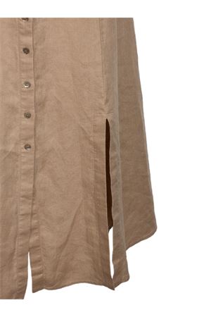 Abito in lino beige PUROTATTO | SS260404135859