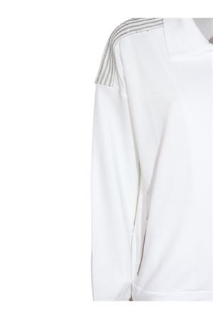 White cotton sweatshirt PUROTATTO | SS260541808041