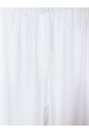 White cotton wide-leg pants PUROTATTO | SS260543002041