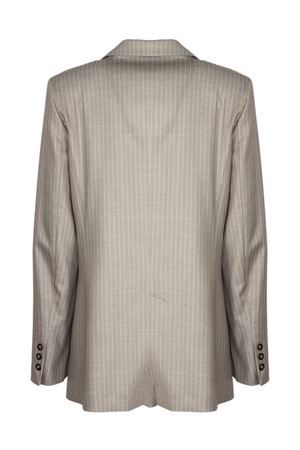 Beige double-breasted blazer PUROTATTO | SS260568020097
