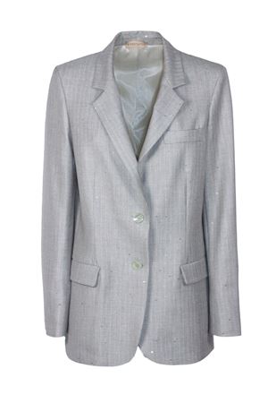 Blazer monopetto grigio chiaro PUROTATTO | SS26057802562