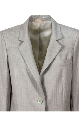 Blazer monopetto grigio chiaro PUROTATTO | SS26057802562