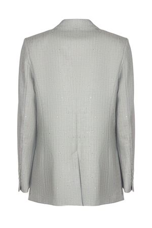 Blazer monopetto grigio chiaro PUROTATTO | SS26057802562