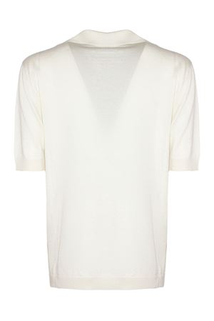 White silk-cashmere blend sweater PUROTATTO | SS260702003001