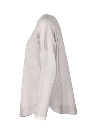 Gray sweater in a silk-cashmere blend PUROTATTO | SS260702008341