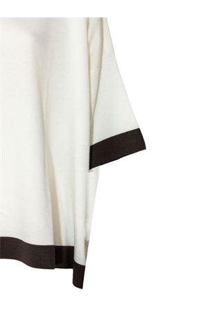 Cream-white silk-cashmere blend sweater PUROTATTO | SS260702010709
