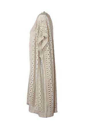 Beige cotton cardigan PUROTATTO | SS26073240243