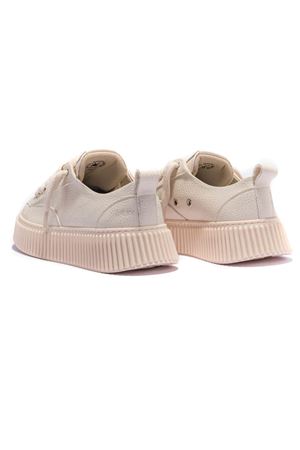 Sneakers Basse In Pelle Beige Martellata RHUN | 2019LEATHERBEIGE