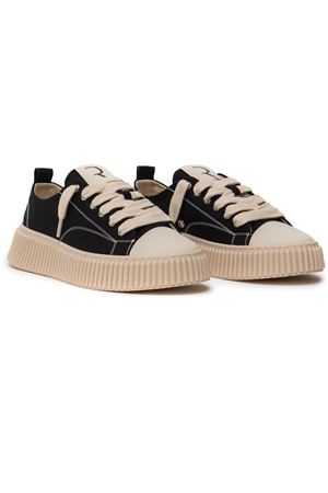 Sneakers Basse In Canvas Nera RHUN | 2020CANVASBLACK
