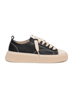Sneakers basse in pelle nera RHUN | 2020LEATHERBLACK