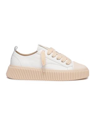 Sneakers basse in pelle bianca RHUN | 2020LEATHERWHITE