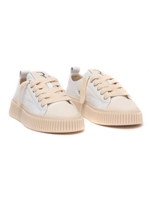 Sneakers basse in pelle bianca RHUN | 2020LEATHERWHITE