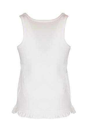 White Cotton Tank Shirt ROTATE | 115281400