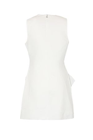 Short Sleeveless Dress In White Cotton ROTATE | 115302400