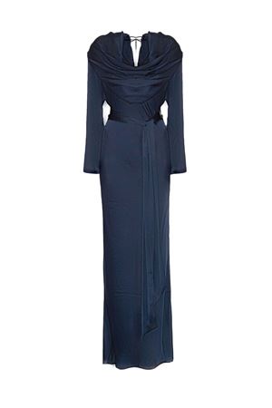 Elegant Long Satin Dress ROTATE | 1154392318