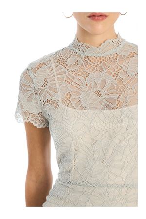 Lace Long Midi Dress Light Grey ROTATE | 115705039