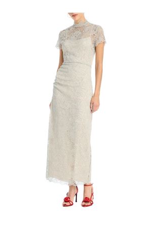 Lace Long Midi Dress Light Grey ROTATE | 115705039