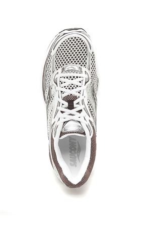 Sneakers Progrid Omni 9 bianco e marrone SAUCONY | S7073957