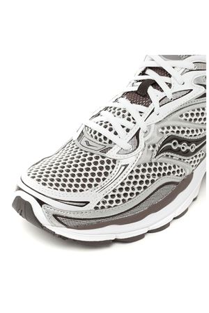 Sneakers Progrid Omni 9 bianco e marrone SAUCONY | S7073957