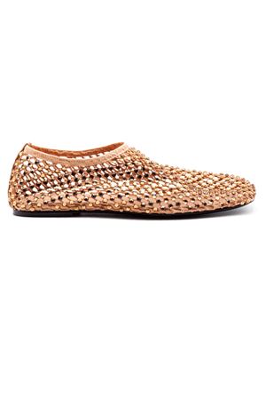 Copper-tone mesh ballet flats STRATEGIA | R11SAHARA