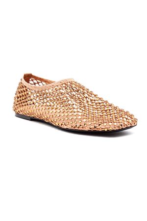 Copper-tone mesh ballet flats STRATEGIA | R11SAHARA