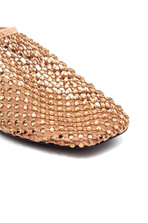 Copper-tone mesh ballet flats STRATEGIA | R11SAHARA