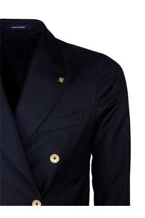 Blazer doppio petto in lana vergine 110S super blu TAGLIATORE | 1SMC20K070001B5713