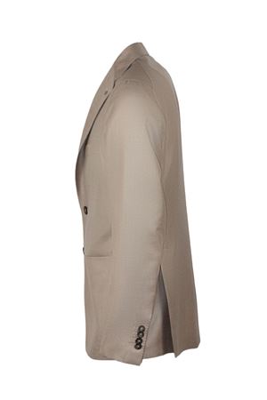 Blazer in beige virgin wool, silk and linen blend TAGLIATORE | 1SMC22K440062T3226