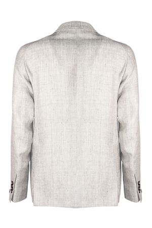 Blazer in misto lino e lana vergine grigio TAGLIATORE | 1SMC22K520062T3249