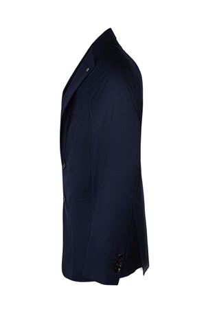Blazer in misto lana e seta blu TAGLIATORE | 1SMC22K520109B3238