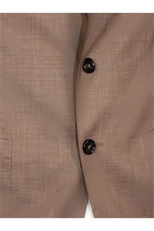 Blazer in misto lana e seta marrone TAGLIATORE | 1SMC22K520109M3240